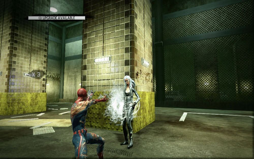 With the woman slowed down, perform a Web Rush and hit her a couple times - 2 - St. Gabriel's Bank - Side missions - The Amazing Spider-Man - Game Guide and Walkthrough