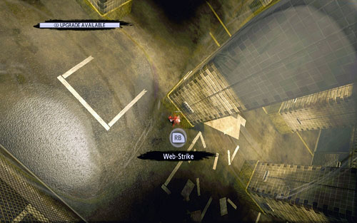 After locating her, jump onto the ceiling above and attack with Web Rush, followed by a couple punches - 2 - St. Gabriel's Bank - Side missions - The Amazing Spider-Man - Game Guide and Walkthrough