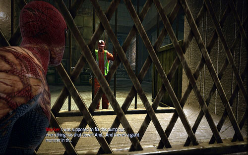 Follow the corridor full of acid and at some point a Rhino will charge at you - 3 - Water Treatment Facility - Side missions - The Amazing Spider-Man - Game Guide and Walkthrough