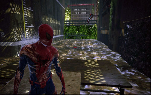 Speak to him and afterwards jump to the right - 3 - Water Treatment Facility - Side missions - The Amazing Spider-Man - Game Guide and Walkthrough