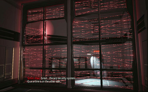 After reaching the laser wall, jump to the other side through the hole on the left - Chapter 01 - Oscorp Is Your Friend - Collectibles inside buildings - The Amazing Spider-Man - Game Guide and Walkthrough