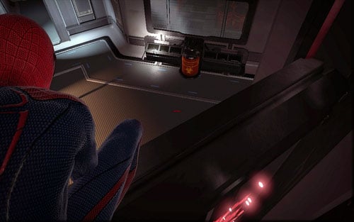 The recording is below on the right - Chapter 01 - Oscorp Is Your Friend - Collectibles inside buildings - The Amazing Spider-Man - Game Guide and Walkthrough