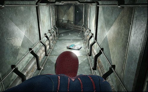 The recording has been hidden inside - Chapter 03 - In the Shadow of Evils Past - p. 1 - Collectibles inside buildings - The Amazing Spider-Man - Game Guide and Walkthrough