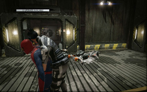 After obtaining the tablet, take the journalist onto your back and return to the corridor from which you came - Chapter 03 - In the Shadow of Evils Past - p. 1 - Collectibles inside buildings - The Amazing Spider-Man - Game Guide and Walkthrough