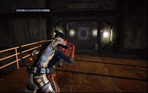 After you obtain the tablet, take the journalist onto your back and return to the corridor from which you came - Chapter 03 - In the Shadow of Evils Past - p. 1 - Collectibles inside buildings - The Amazing Spider-Man - Game Guide and Walkthrough