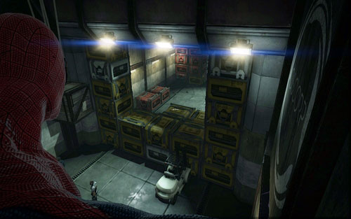 Two rooms will be divided by a pile of crates - Chapter 03 - In the Shadow of Evils Past - p. 2 - Collectibles inside buildings - The Amazing Spider-Man - Game Guide and Walkthrough