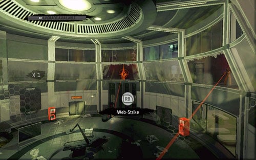 By the end of the level you will get into a room with a group of mad scientists - Chapter 06 - Smythe Strikes Back - p. 1 - Collectibles inside buildings - The Amazing Spider-Man - Game Guide and Walkthrough