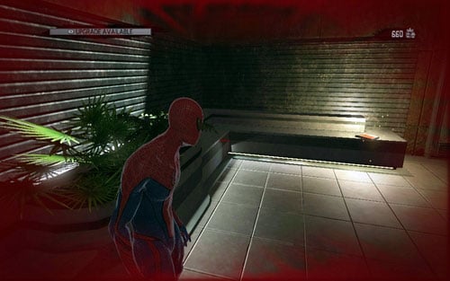 Can be found in the left corner of the first room with a glass floor - Chapter 06 - Smythe Strikes Back - p. 1 - Collectibles inside buildings - The Amazing Spider-Man - Game Guide and Walkthrough