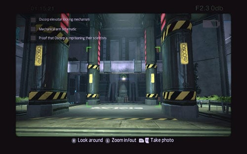 Make a photo of the four pillars in the room in which the decontamination process begins - Chapter 07 - Spidey to the Rescue - p. 2 - Collectibles inside buildings - The Amazing Spider-Man - Game Guide and Walkthrough