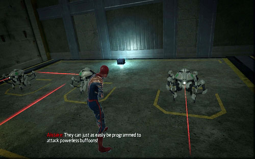 Between them you will find the Tech Piece - Chapter 10 - Spider-Man No More! - p. 2 - Collectibles inside buildings - The Amazing Spider-Man - Game Guide and Walkthrough