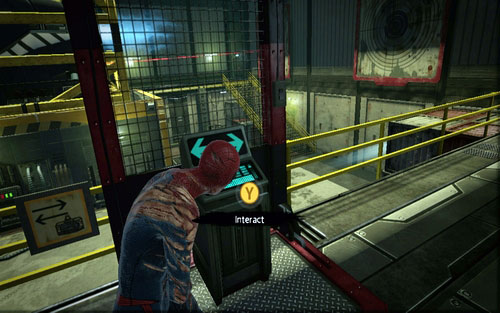 Placed nearby the panel used for moving the reactor - Chapter 10 - Spider-Man No More! - p. 2 - Collectibles inside buildings - The Amazing Spider-Man - Game Guide and Walkthrough