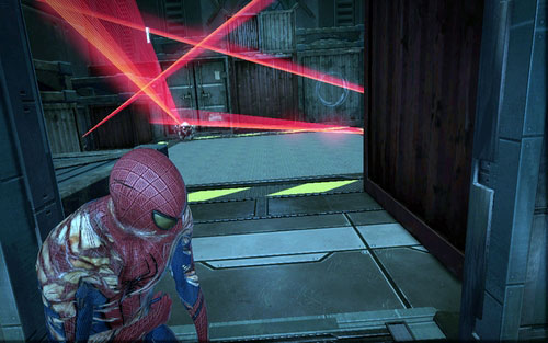 Head further along the corridor to the right and you will reach a storeroom filled with crates - Chapter 10 - Spider-Man No More! - p. 2 - Collectibles inside buildings - The Amazing Spider-Man - Game Guide and Walkthrough
