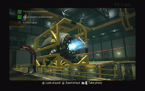 You need to photograph the large reactor after pushing it to the side - Chapter 10 - Spider-Man No More! - p. 2 - Collectibles inside buildings - The Amazing Spider-Man - Game Guide and Walkthrough