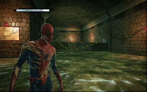 Now return to the room where you fought with the Piranha and go further straight - Chapter 12 - Where Crawls the Lizard? - Collectibles inside buildings - The Amazing Spider-Man - Game Guide and Walkthrough