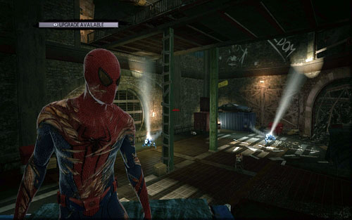 After you manage to defeat the Piranha, head straight all the way until you reach a room with robots - Chapter 12 - Where Crawls the Lizard? - Collectibles inside buildings - The Amazing Spider-Man - Game Guide and Walkthrough