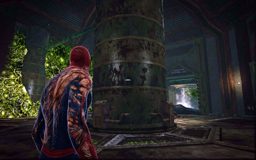 After fixing the pump, go straight to a room with a big container in the middle - Water Treatment Facility - Collectibles inside buildings - The Amazing Spider-Man - Game Guide and Walkthrough