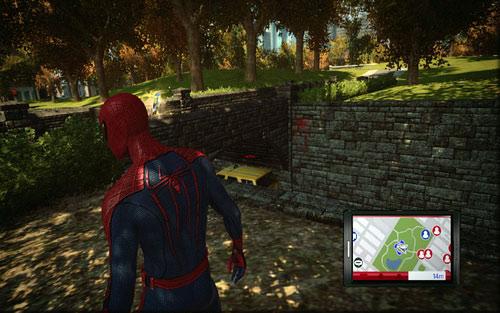 In order to get it, head to the marked park and approach the intersection - Costumes list - Spider-Man's costumes - The Amazing Spider-Man - Game Guide and Walkthrough