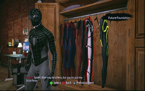 4 - Costumes list - Spider-Man's costumes - The Amazing Spider-Man - Game Guide and Walkthrough