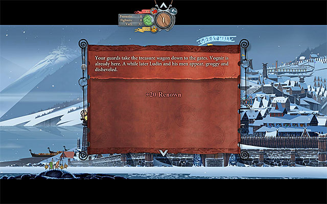 Youll get the bonus only if you helped Eirik and Valgard earlier - Strand | Chapter 1 - Chapter 1 - The Banner Saga Game Guide