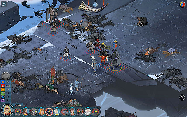 Watch out for the most powerful Stoneguard Colossus - Einartoft | Chapter 5 - Chapter 5 - The Banner Saga Game Guide