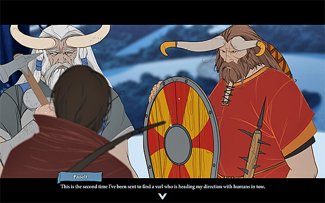 Conversation with giants - Journey to Grofheim | Chapter 4 - Chapter 4 - The Banner Saga Game Guide