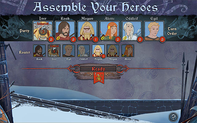 Try to replace the heroes that have recently been wounded. - Dealing and taking damage | Combat - Combat - The Banner Saga Game Guide