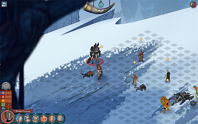 Use the horn when you really need willpower. - Using willpower | Combat - Combat - The Banner Saga Game Guide