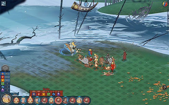 Nearly all special skills of playable characters are really useful - Advanced tactical actions | Combat - Combat - The Banner Saga Game Guide
