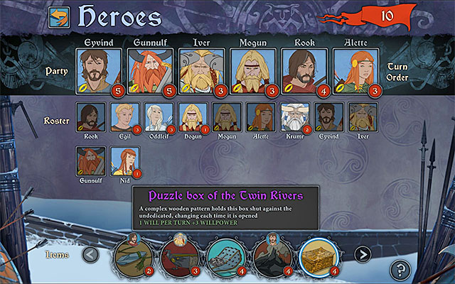 Example of an artifact - Artifacts | Character development - Character development - The Banner Saga Game Guide