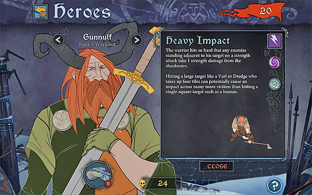 You should take some time to become familiar with every new character. - Special abilities | Character development - Character development - The Banner Saga Game Guide