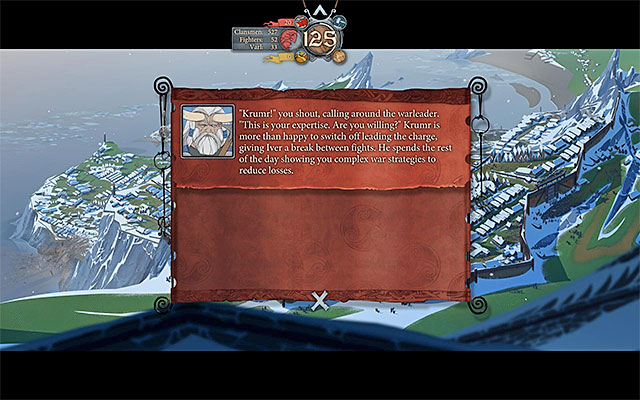 Krumr takes the lead of the fighters - Boersgard - the siege | Chapter 7 - Chapter 7 - The Banner Saga Game Guide