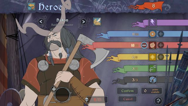 The best way to spend nearly all of your Renown points is on upgrading the characters. - Renown | Caravan - Caravan - The Banner Saga 2 Game Guide