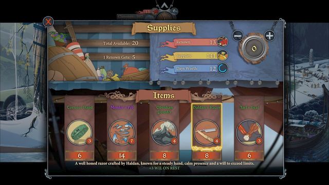 An example of an artifact - Artifacts | Character advancement - Character advancement - The Banner Saga 2 Game Guide