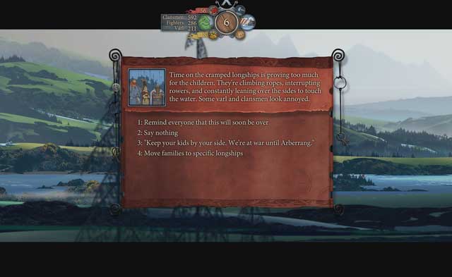 Kids are always a nuisance, especially on a ship - Journey to Ormsdalr | Chapter 8 - Chapter 8 - The Banner Saga 2 Game Guide