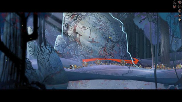 Several days into the journey, your caravan reaches another big boulder - Road to Fiskivik | Chapter 12 - Chapter 12 - The Banner Saga 2 Game Guide