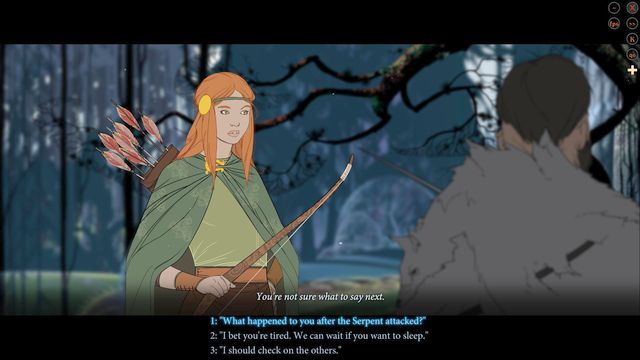 Still before you set out from Fiskivik, you will have to talk to Rugga, who brought the rest of the men with him - Road to Arberrang | Chapter 14 - Chapter 14 - The Banner Saga 2 Game Guide