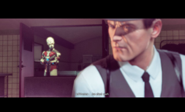 The alien had no problems in getting to the base. - Base Visit I: Welcome to XCOM - Walkthrough - The Bureau: XCOM Declassified - Game Guide and Walkthrough