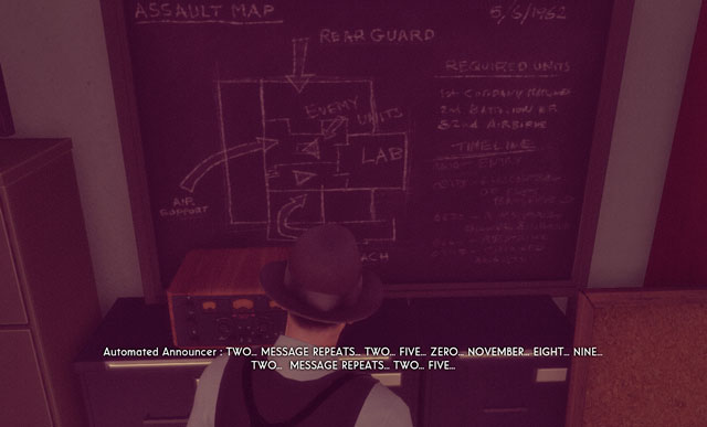 Radio message sounds like a mantra. - Investigation: Radio Interference - Walkthrough - The Bureau: XCOM Declassified - Game Guide and Walkthrough