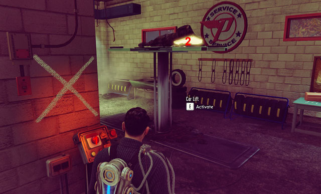 1 - button, 2 - schematics. - Chapter III: Signal from Beyond - Walkthrough - The Bureau: XCOM Declassified - Game Guide and Walkthrough