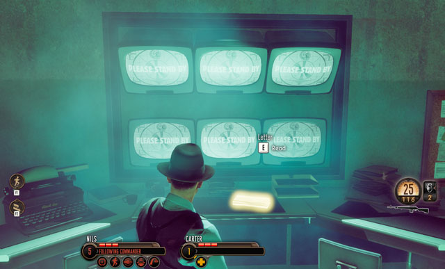 Letter is at the screens. - Chapter I: Invasion! - Documents and letters - The Bureau: XCOM Declassified - Game Guide and Walkthrough