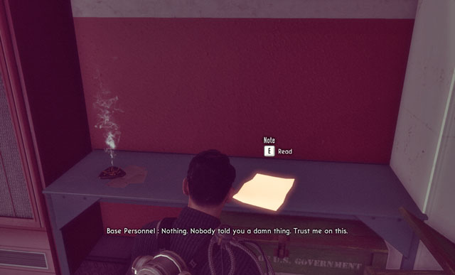 Firing Range isnt too pleasant for reading. - Base Visit II (2) - Documents and letters - The Bureau: XCOM Declassified - Game Guide and Walkthrough