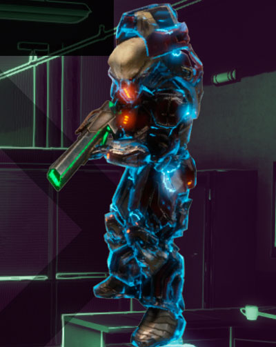 Powerful alien infantryman with endure shields and an accurate Plasma Assault Cannon can also throw grenades and teleport where he wants to - Enemies - The Bureau: XCOM Declassified - Game Guide and Walkthrough