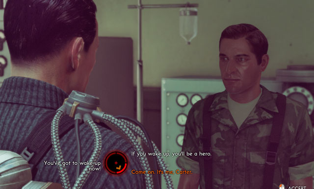 In this moment DaSilva recognizes Carter and returns to the world of living. - Investigation: Cure - Walkthrough - The Bureau: XCOM Declassified - Game Guide and Walkthrough