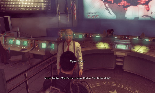 Faulke is nice and subtle like always. - Base Visit V - Walkthrough - The Bureau: XCOM Declassified - Game Guide and Walkthrough