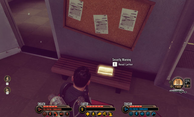 Warning lies on the bench. - Chapter VI: The Last War - Documents and letters - The Bureau: XCOM Declassified - Game Guide and Walkthrough