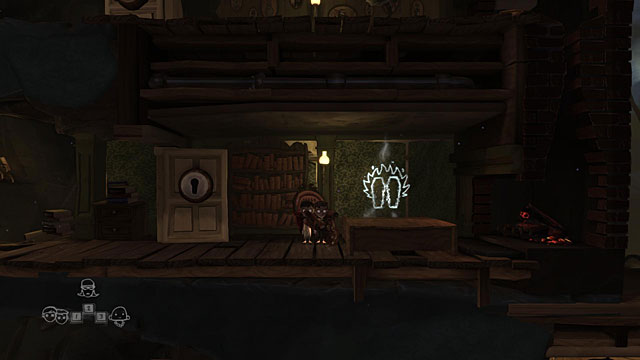 The painting is in The Living Room of the twin's house, behind a bookshelf - Less accessible paintings - The Cave - Game Guide and Walkthrough