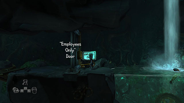 Take the key and head left to the Employees Only Door - The Gift Shop - The Cave (generally accessible locations) - The Cave - Game Guide and Walkthrough