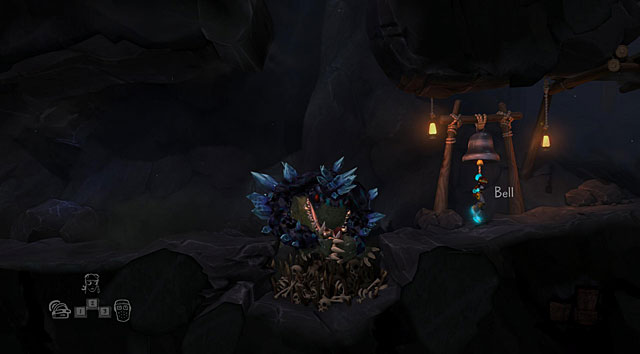 Switch to the character with the hot dog - The Gift Shop - The Cave (generally accessible locations) - The Cave - Game Guide and Walkthrough