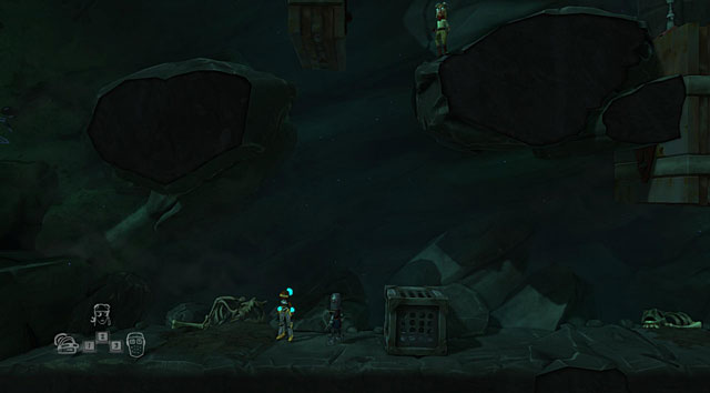 Head through the door, jump off the ledge and head left - The Gift Shop - The Cave (generally accessible locations) - The Cave - Game Guide and Walkthrough