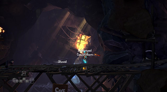 You will now have to determine where the dynamite stick thrown by the miner will land - The Mine - The Cave (generally accessible locations) - The Cave - Game Guide and Walkthrough